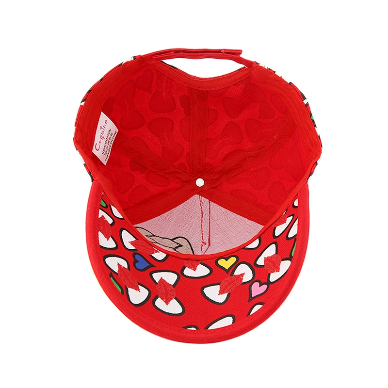 Factory Cartoon Printing Children Cotton Baseball Sport Cap Hat