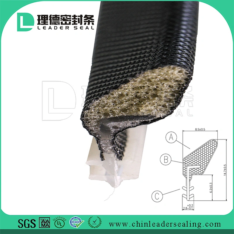 Noiseproof Dustproof PU Sponge Seal Strip For Doors