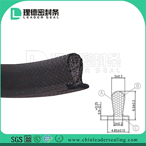 Fireproof Vinyl Clad Foam Strip Weather Stripping