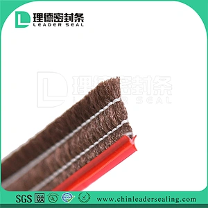 X Moulding Pile Weather Stripping For Window Sealing