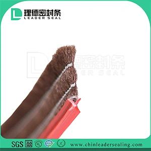 X Moulding Pile Weather Stripping For Window Sealing