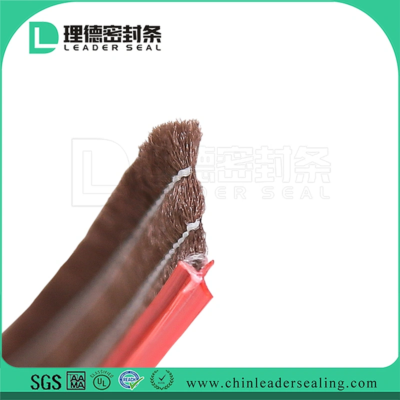 X Moulding Pile Weather Stripping For Window Sealing