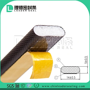 Tear Resistant Vinyl Clad Weather Strip Foam Strip For Window And Door