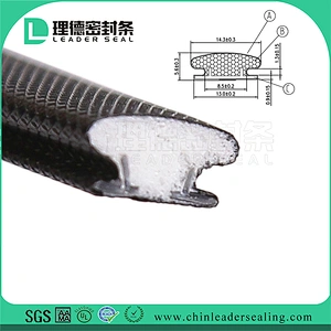 High Density High Elastic Foam Strip PE Coated Weatherstripping