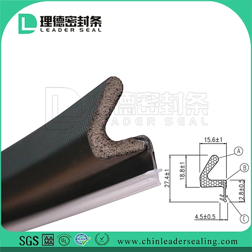 Coated Sealing Strip With Foam Materials For Wood Door
