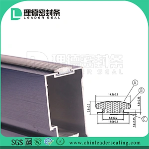 High Density High Elastic Foam Strip PE Coated Weatherstripping