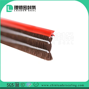 X Moulding Pile Weather Stripping For Window Sealing