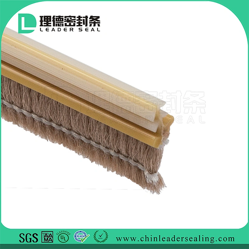 Kerf Mounted Pile Strip For Embedded Wooden Window Seals