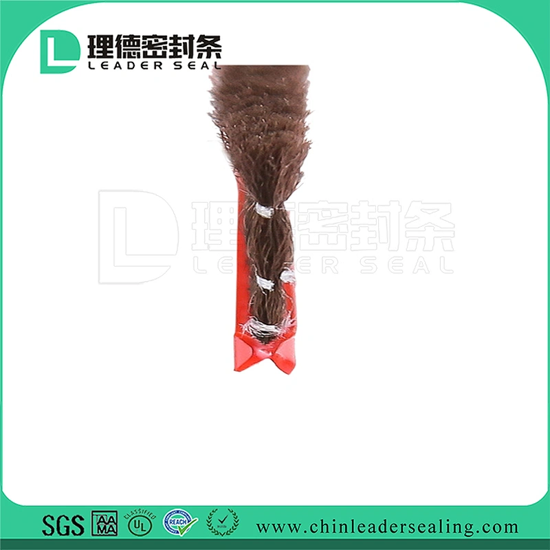 X Moulding Pile Weather Stripping For Window Sealing