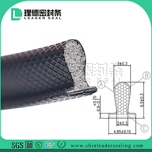 Fireproof Vinyl Clad Foam Strip Weather Stripping