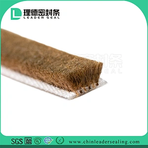 Standard Non Waterproof Pile Weather Strip For Window And Doors