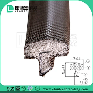 Coated Weather Stripping PU Sponge Foam Seal