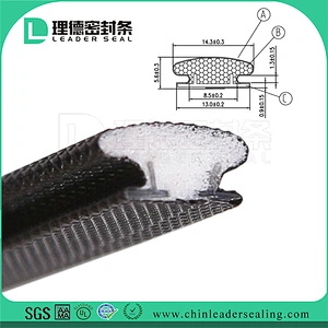 High Density High Elastic Foam Strip PE Coated Weatherstripping