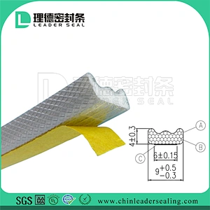 Easy Installation Foam Seal Polyurethane Sponge Strip For Sliding Door Seal