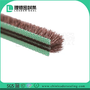 Standard Non Waterproof Pile Weather Strip For Window And Doors