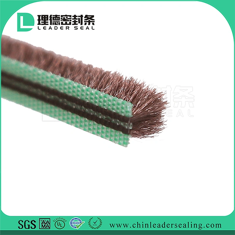 Standard Non Waterproof Pile Weather Strip For Window And Doors