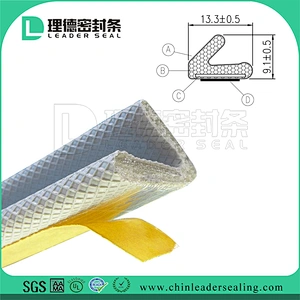 Self Adhesive PU Sponge Foam Strip Door Gap Seal