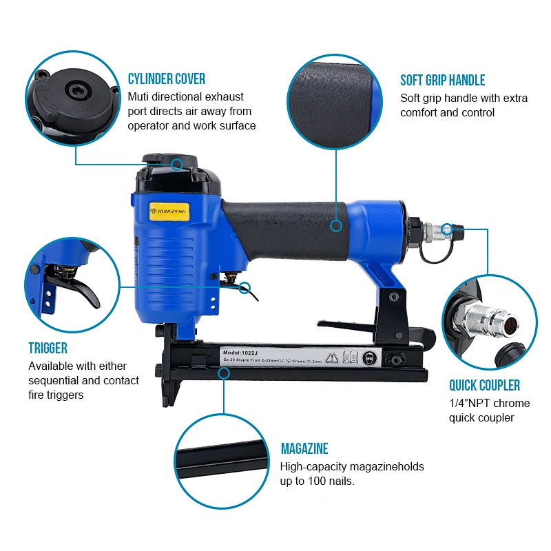 RONGPENG Ga20 Wide Crown Stapler 1022J