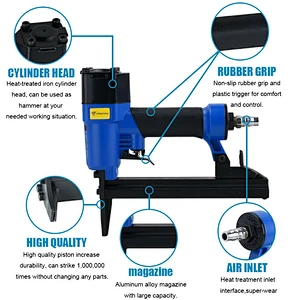 RONGPENG 7116B Ga22 Wide Crown Stapler