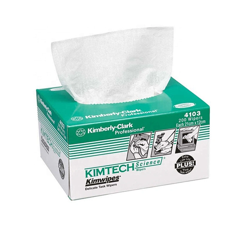 Kimtech brand fiber optic cleaning paper Kimwipes dustfree cleaning ...