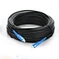 FTTH fiber optic drop cable sc fc lc st waterproof cable outdoor patch cord