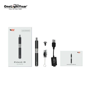 Best quality dry herb vaporizer Yocan Evolve D 650mAh battery vape pen kit from one light year