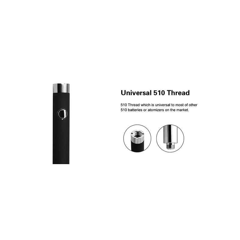 good quality CBD battery Vertex 2.0 with 510 thread preheating adjustable voltage vape pen battery and bottom USB charging