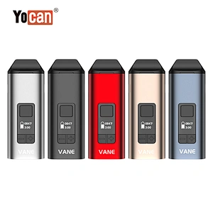 High quality Yocan Vane dry herb vaporizer kit with high quality Ceramic Chamber OLED Screen dry herbal vape pen