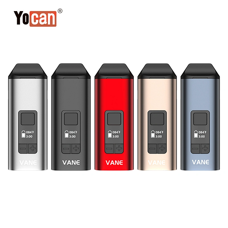 High quality Yocan Vane dry herb vaporizer kit with high quality Ceramic Chamber OLED Screen dry herbal vape pen