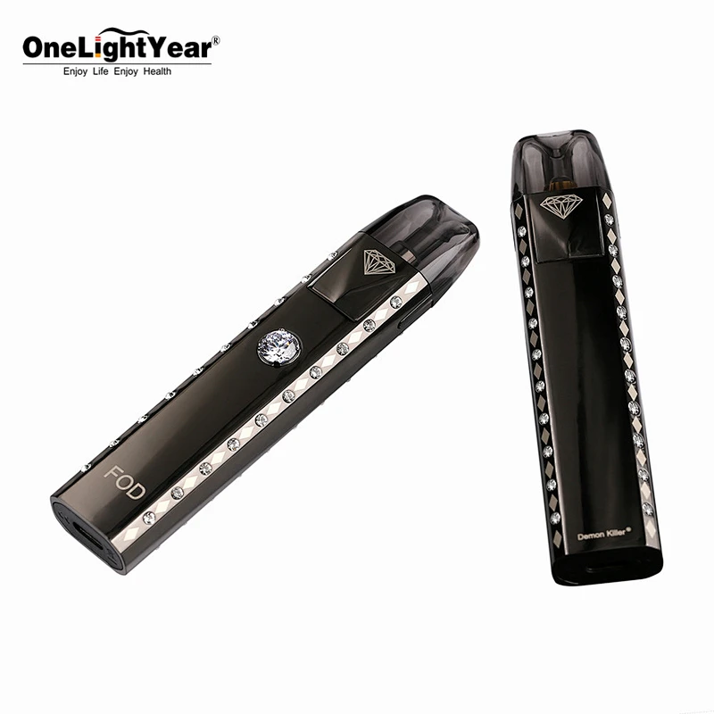 Large stock wholesale Demon Killer FOD 580mAh Battery Vape Pod from onelightyear company JESSE