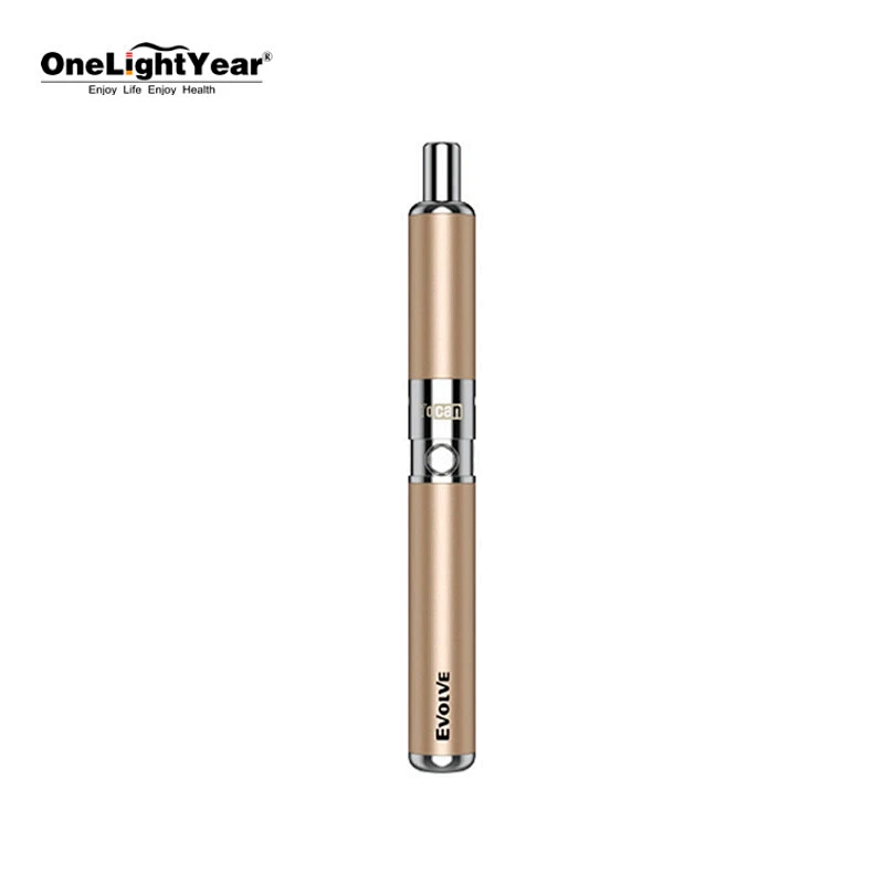 Best quality dry herb vaporizer Yocan Evolve D 650mAh battery vape pen kit from one light year