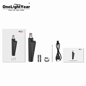 Original authentic Yocan Lit wax vape pen 510 thread adjustable voltage with 400mah battery from one light year