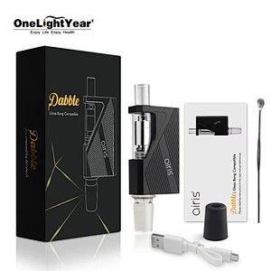 Top selling wax vaporizer Airis Dabble Quartz coil heating technology variable voltage wax pen battery