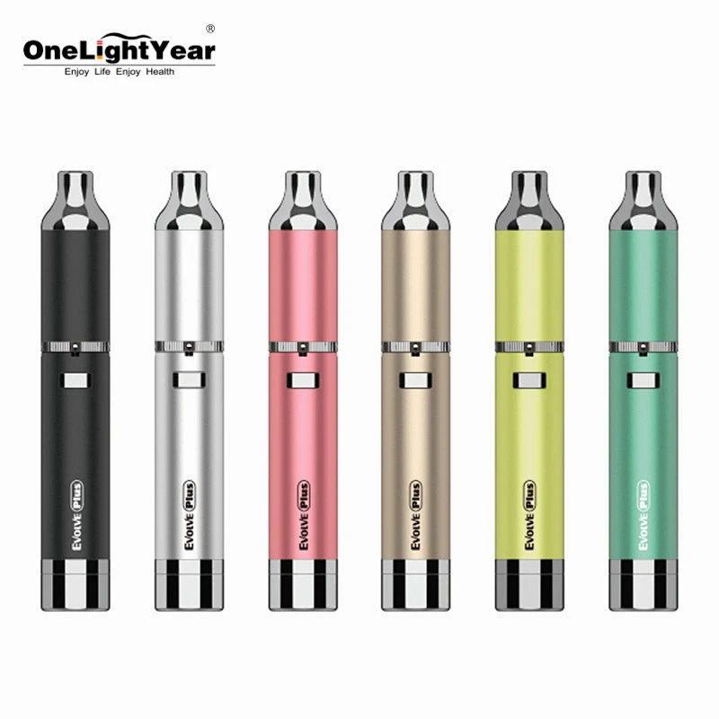 New colorful 2 in 1 vape product Yocan Evolve Plus 1100mah Wax Pen and dry herb Pen