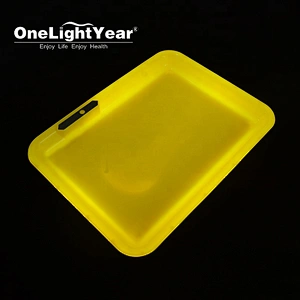 Wholesale Customized LED Tray Lights Up Glowing Color Flashing Sign Tray