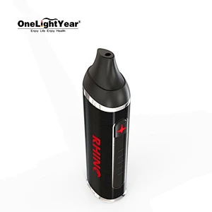 Popular Ceramic heating Chamber Rhino Dry herb vaporizer start kit with 2200mAh dry herb vape battery