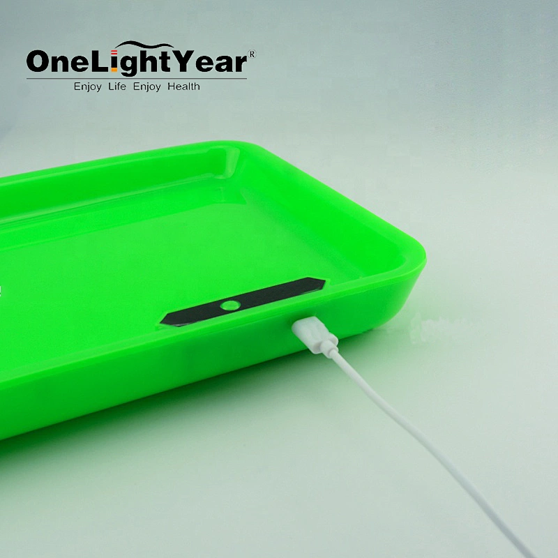 Hot Sale Custom Logo Plastic glow Tray Led Glow in the Dark glow Tray from onelightyear company JESSE