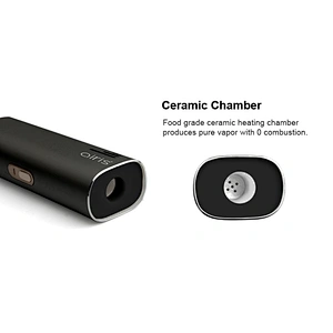 Fashion style high quality dry herb vaporizer airis herborn with heating device ceramic coil starter kit