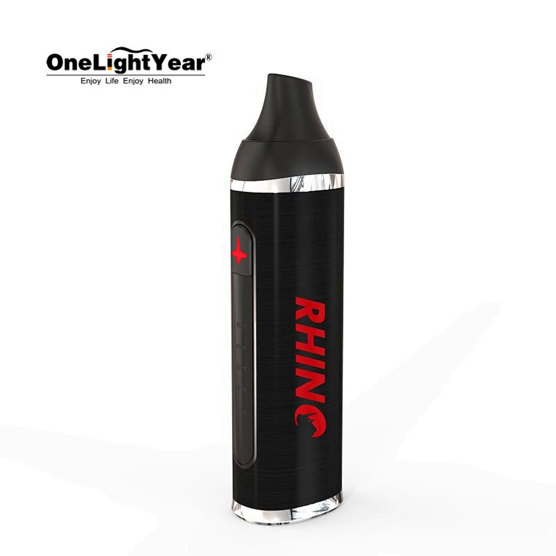 Popular Ceramic heating Chamber Rhino Dry herb vaporizer start kit with 2200mAh dry herb vape battery