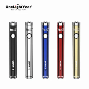 New Best seller slim CBD twist VV battery Yocan B Smart 510 battery variable voltage come one light year company