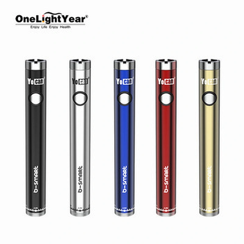New Best seller slim CBD twist VV battery Yocan B Smart 510 battery variable voltage come one light year company