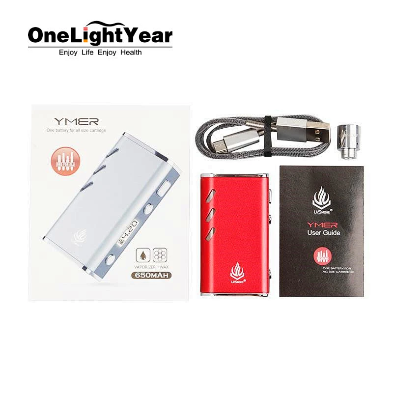 High quality 510 thread OLED screen CBD mod YMER cbd battery for CBD vape cartridge