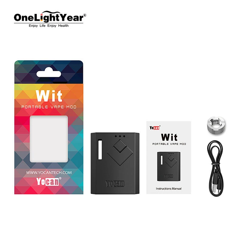 Yocan Wit CBD mod with 510 thread 500mah CBD vape battery for CBD vape cartridge factory cost price welcome to consult