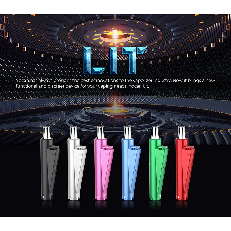 Original authentic Yocan Lit wax vape pen 510 thread adjustable voltage with 400mah battery from one light year caiden