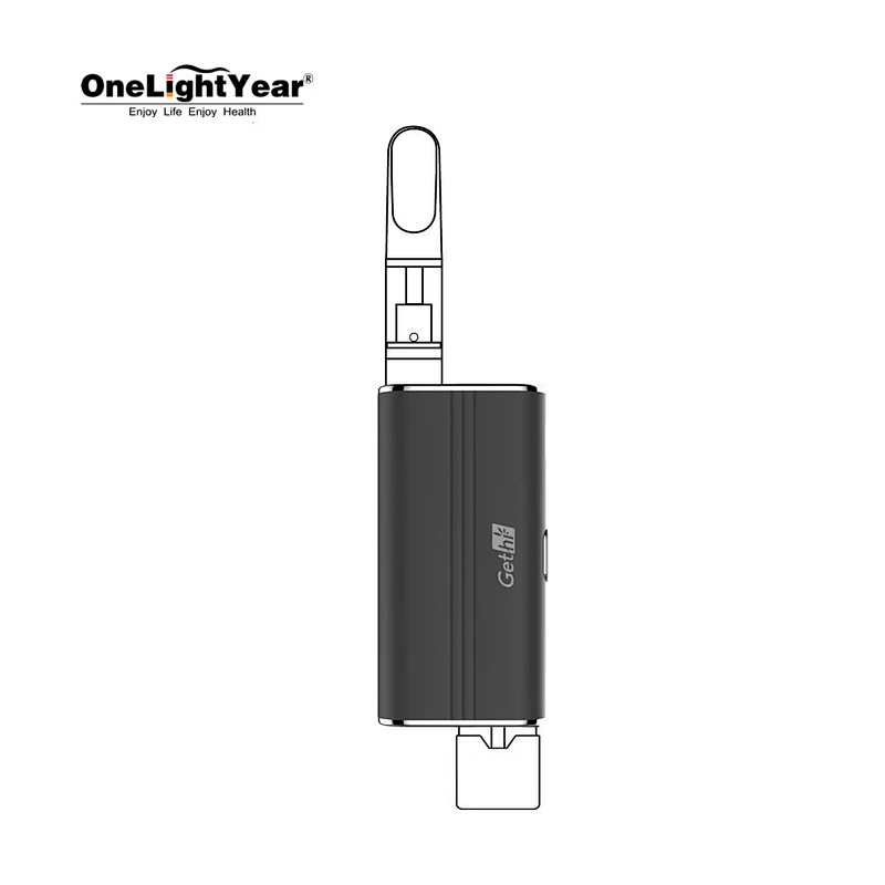 Pod system vapor start kit and 510 thread CBD vape cartridge Airistech Gethi G4 vape battery come from one light year