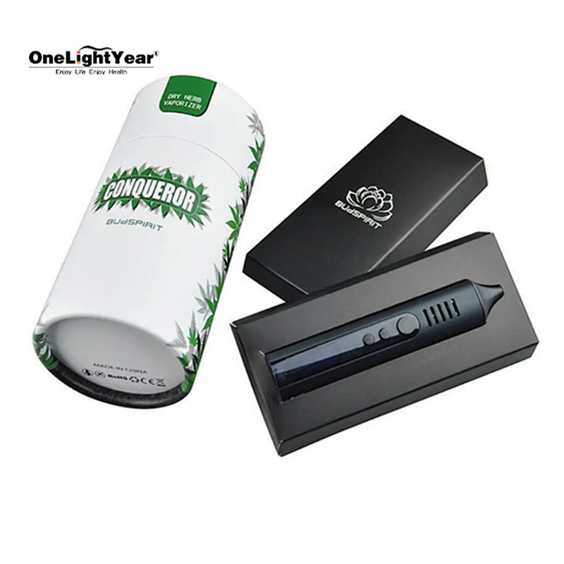 best selling built-in 2600mah dry herb vape pen ceramic heating box mod Conqueror dry herb vaporizer