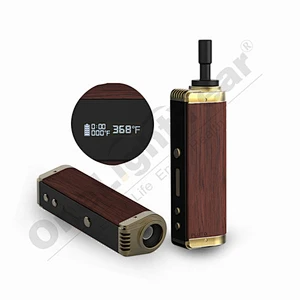 Factory price wholesale Pluto P8 wooden Dry herb/Wax vaporizer 2200mah vape pen