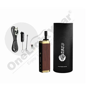 New Arrival Pluto P8 wooden Dry herb/Wax vaporizer with 2200mah battery vape pen