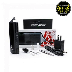 Authentic black widow vape wax dry herb vaporizer 3 in 1 from One light year company