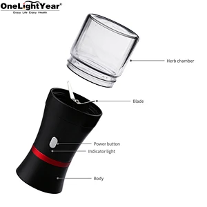 The hottest product in the market with glass visible window electric Herb Grinder fromo jason